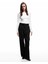 Pamuklu Slim Fit Kaşkorse Uzun Kollu Bisiklet Yaka Tişört 1