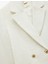 Kruvaze Uzun Kollu Tüvit Crop Blazer Ceket 5