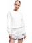 Şardonlu Uzun Kollu Bisiklet Yaka Basic Oversize Sweatshirt 2