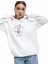 Bugs Bunny Lisanslı Arkası Baskılı Şardonlu Uzun Kollu Kapüşonlu Oversize Sweatshirt 1