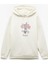 Bugs Bunny Lisanslı Arkası Baskılı Şardonlu Uzun Kollu Kapüşonlu Oversize Sweatshirt 4