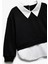 Gömlek Yaka Detaylı Uzun Kollu Sweatshirt 3