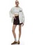 Kapüşonlu Fermuarlı Arkası Baskılı Cepli Şardonlu Oversize Sweatshirt 1
