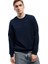 Pamuklu Uzun Kollu Bisiklet Yaka Erkek Basic Sweatshirt 1