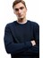 Pamuklu Uzun Kollu Bisiklet Yaka Erkek Basic Sweatshirt 2