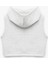 Kapüşonlu Kolsuz Kanguru Cepli Şardonlu Fermuarlı Sweatshirt 4
