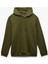 Şardonlu Uzun Kollu Basic Kapşonlu Sweatshirt 3