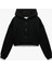 Şardonlu Uzun Kollu Fermuarlı Kapüşonlu Oversize Sweatshirt 3