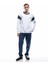 Şardonlu Uzun Kollu Bisiklet Yaka Arkası Baskılı Sweatshirt 2