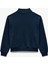Şardonlu Uzun Kollu Baskılı Yarım Fermuarlı Oversize Sweatshirt 4