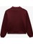 Şardonlu Uzun Kollu Baskılı Yarım Fermuarlı Oversize Sweatshirt 4