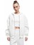 Şardonlu Kapşonlu Uzun Kollu Fermuarlı Sweatshirt 3