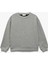 Uzun Kollu Bisiklet Yaka Şardonlu Basic Sweatshirt 1