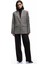 Kruvaze Cepli Uzun Kollu Ekose Oversize Blazer Ceket 3