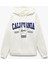 Üç Iplik Şardonlu Kolej Nakış Detaylı Kapüşonlu Oversize Sweatshirt 3