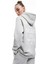 Pamuklu Şardonlu Arkası Baskılı Kapüşonlu Oversize Sweatshirt 1