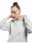 Pamuklu Şardonlu Arkası Baskılı Kapüşonlu Oversize Sweatshirt 2