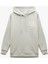 Pamuklu Şardonlu Arkası Baskılı Kapüşonlu Oversize Sweatshirt 4
