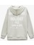 Pamuklu Şardonlu Arkası Baskılı Kapüşonlu Oversize Sweatshirt 5