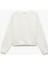 Üç Iplik Şardonlu Dikiş Detaylı Bisiklet Yaka Oversize Sweatshirt 3