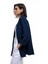 Şal Yaka Kıvırmalı 3/4 Kol Detaylı Cepli Oversize Blazer Ceket 2