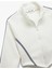 Şerit Detaylı Dik Yaka Üç Iplik Şardonlu Fermuarlı Crop Sweatshirt 5