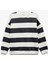 Çizgili Oversize Şardonlu Polo Yaka Sweatshirt 3