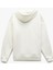 Üç Iplik Şardonlu Kolej Nakış Detaylı Kapüşonlu Oversize Sweatshirt 4