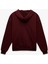 Şardonlu Kanguru Cep Detaylı Kapüşonlu Fermuarlı Oversize Sweatshirt 2