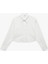 Uzun Kollu Klasik Yaka Oversize Poplin Crop Gömlek 1