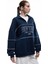 Oversize Uzun Kollu Fermuarlı Yaka Şardonlu Sweatshirt 1