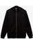 Şardonlu Uzun Kollu Cep Detaylı Basic Fermuarlı Sweatshirt 1