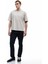 Pamuklu Kısa Kollu Bisiklet Yaka Oversize Basic Tişört 2