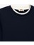 Şardonlu Bisiklet Yaka Çizgili Uzun Kollu Sweatshirt 3