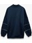 Oversize Uzun Kollu Fermuarlı Yaka Şardonlu Sweatshirt 4