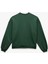 Şardonlu Baskılı Uzun Kollu Bisiklet Yaka Oversize Sweatshirt 2