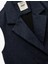 Kruvaze Yaka Kolsuz Crop Blazer Yelek 3