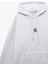 Cep Detaylı Kapüşonlu Leopar Detaylı Arkası Baskılı Oversize Sweatshirt 6