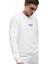 Uzun Kollu Bisiklet Yaka Dokulu Işlemeli Sweatshirt 1