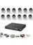 12'li Dome Kamera Seti 2mp 3.6mm Full Color Serisi 1