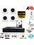 5 Mp Lens 2mp 1080P Full Hd Iç Mekan Dome Güvenlik Kamera Seti 320 GB HDD Dahil - ST24320K 1