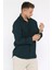 Erkek Tek Cepli Uzun Kol Likralı Oversize Gömlek P-00017777 2