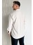 Erkek Tek Cepli Uzun Kol Likralı Oversize Gömlek P-00017777 3