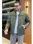 Dik Yaka Içi Peluş Erkek Mont P-00013834 1