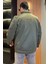 Dik Yaka Içi Peluş Erkek Mont P-00013834 3