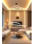 Modern Eskitme Karçiçeği Model Tek Renk (Sarı) LED Avize 3