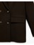 Cepli Uzun Kollu Kruvaze Oversize Blazer Ceket 4