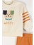 Köpek Desenli Sweatshirt ve Beli Lastikli Pantolon 2'li Alt-Üst Erkek Bebek Takım 3