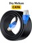 50 Metre Cat6 Dış Ortam Dış Mekan İnternet Kablo EZRJ45 2 Katlı High Speed 1