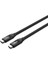 Unıtek Usb4 Thunderbolt Kablo 0.8mt 40GBPS, 8K&60Hz,100W (C14100BK-0.8M) 1